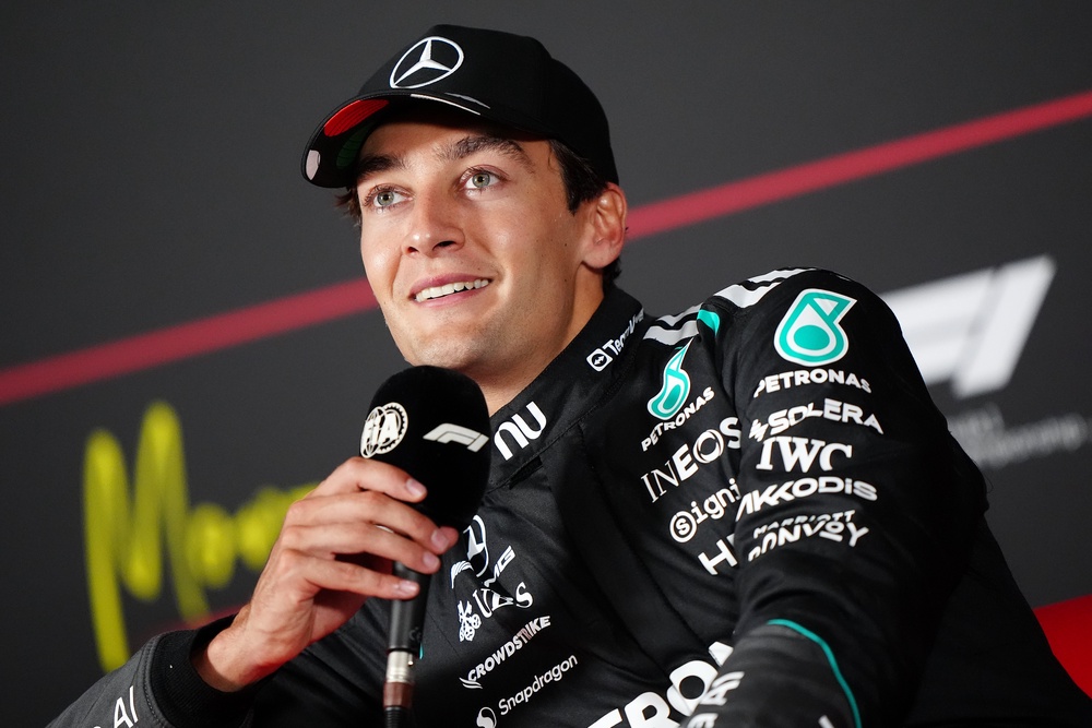 George Russell made light of the risk of injury (Bradley Collyer/PA) (PA Wire)
