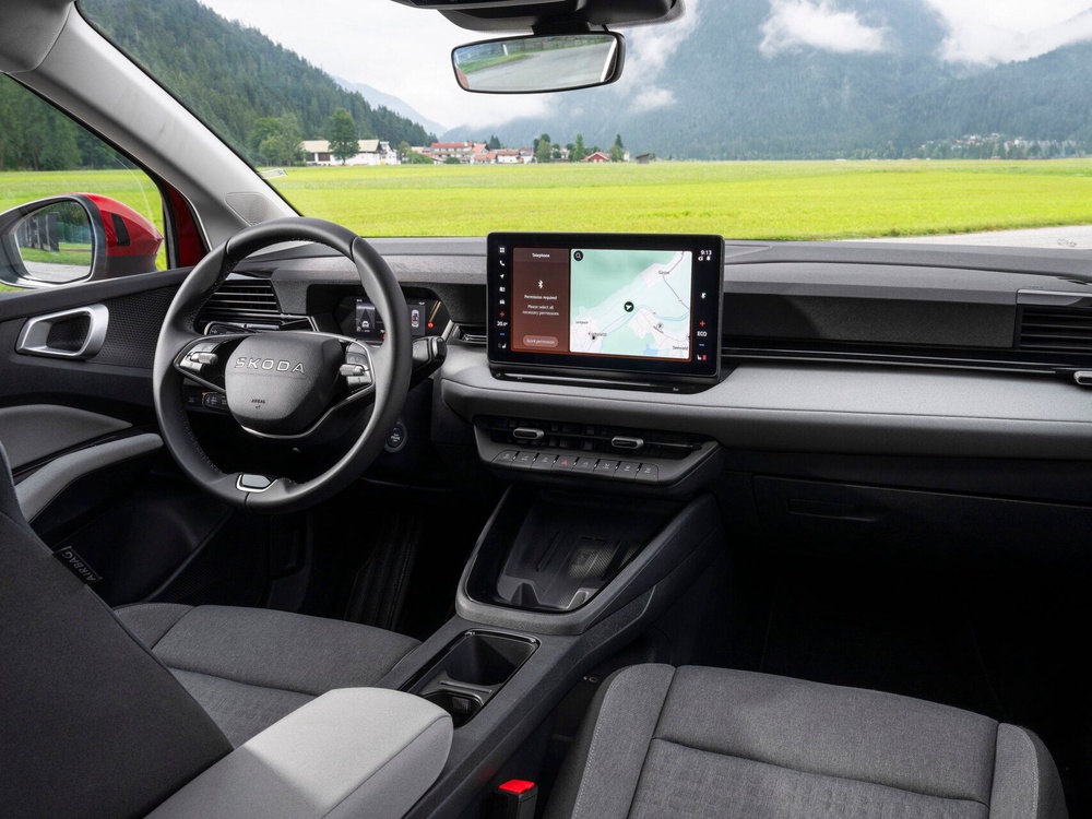 The Epic’s interior is high quality and features plenty of clever storage spaces (Skoda)