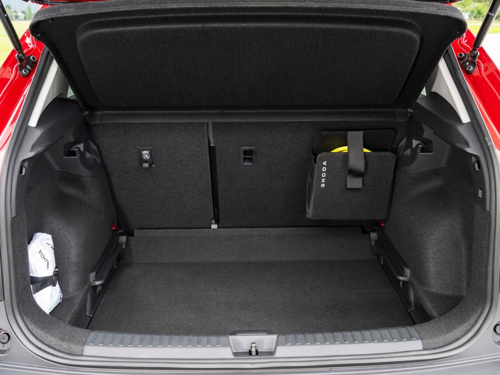 The Epic’s boot is big and especially deep. There's under bonnet storage, too. (Skoda)