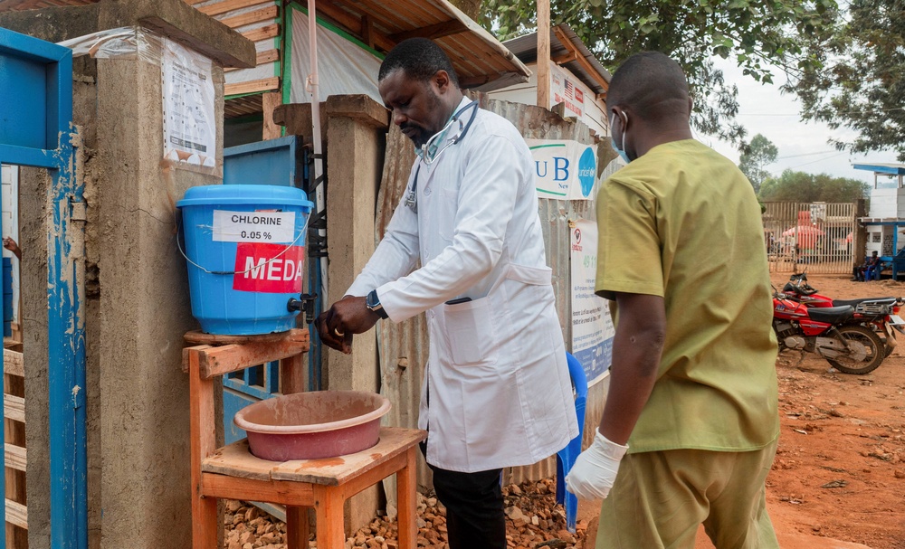 Dr. Papy Mafuta, medical director of Katwa hospital (Reuters)