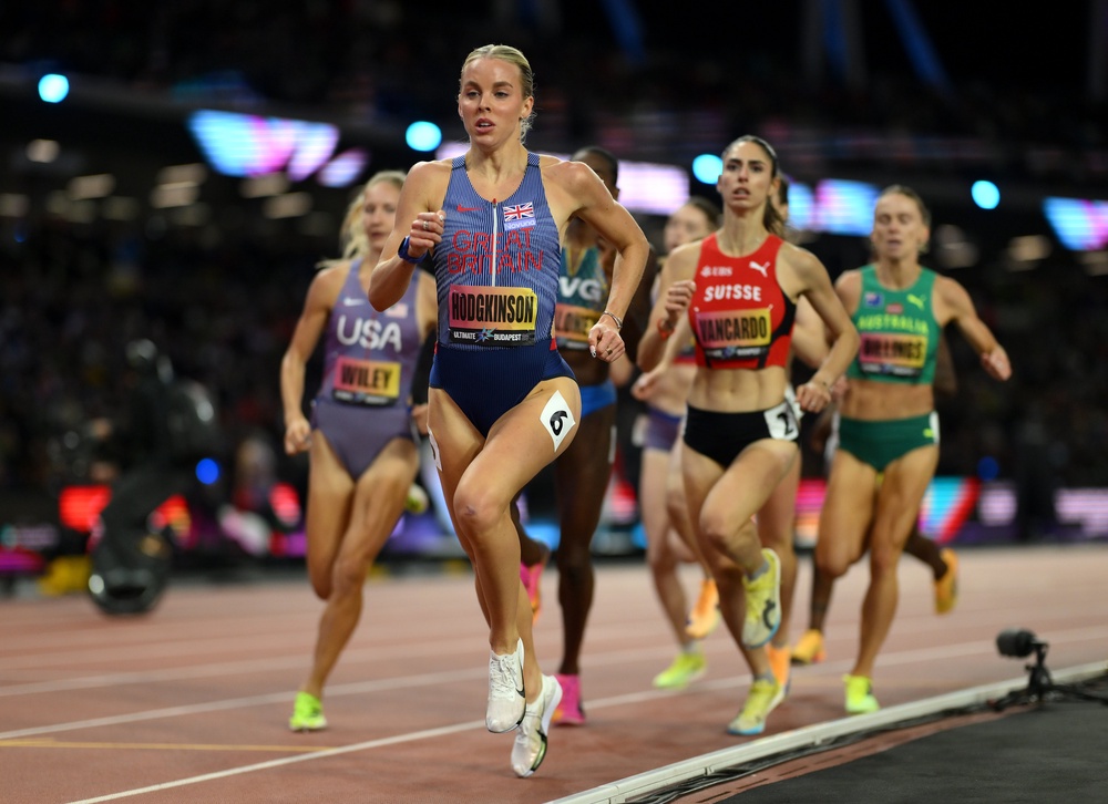 Hodgkinson led from the front and surged away in the home straight (Getty)