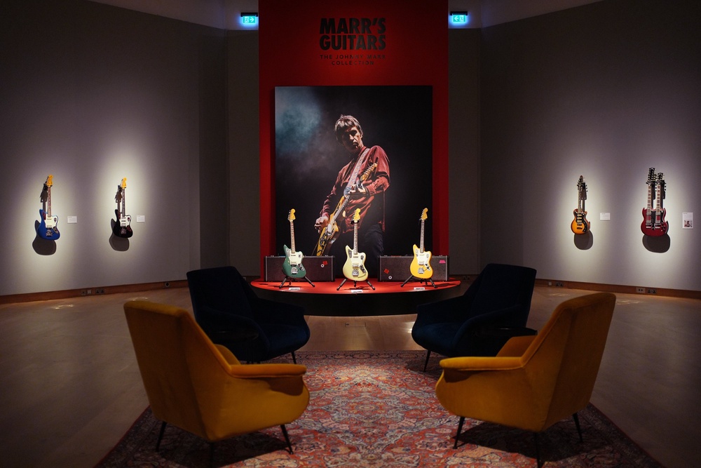 The sale presents approximately 80 guitars, alongside amps and equipment that have been integral to Marr's extraordinarily wide-ranging career (PA)