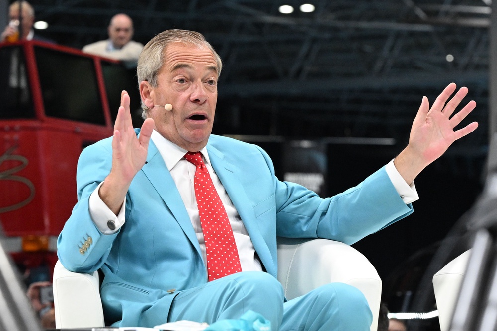 Nigel Farage’s party has received two £36 million donations from cryptocurrency billionaires Ben Delo and Christopher Harborne (PA Wire)