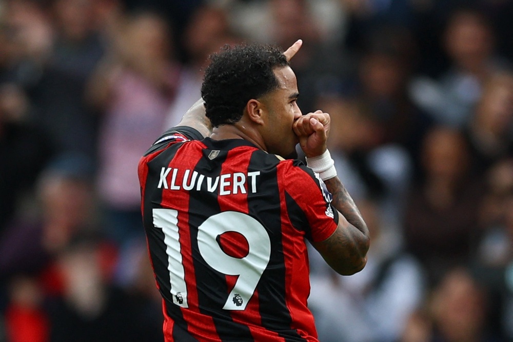Justin Kluivert got the leveller for Bournemouth (Reuters)