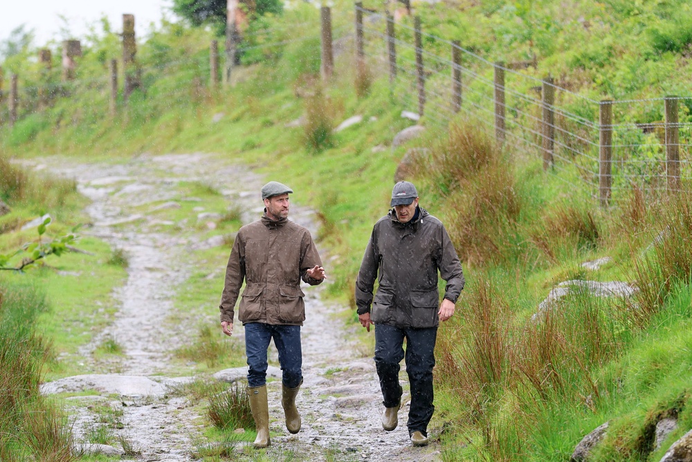 William during a visit to Tor Bog, an area of restored peatland on Dartmoor in 2025 (Chris Jackson/PA) (PA Archive)