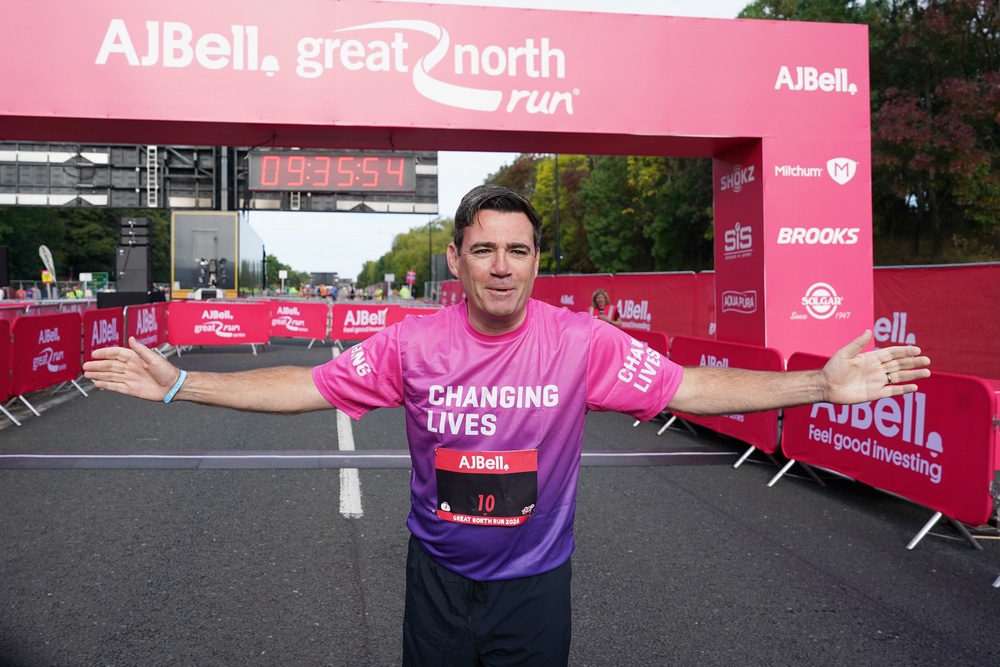 Andy Burnham was among the participants in this year’s marathon (Getty)