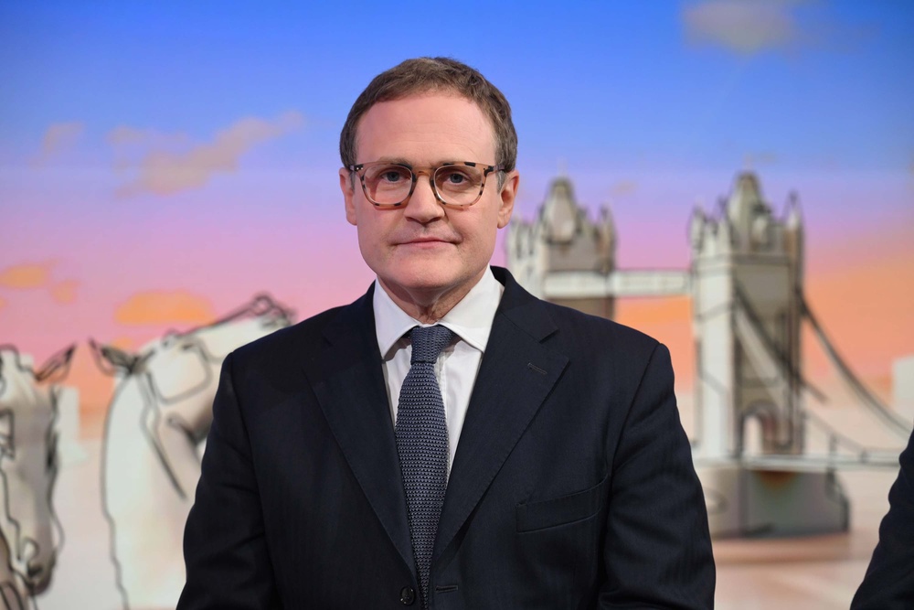 Shadow foreign secretary Tom Tugendhat criticised the crypto industry (Jeff Overs/BBC/PA) (PA Media)