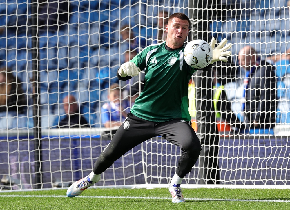 Sam Johnstone will start in goal for Celtic (PA)