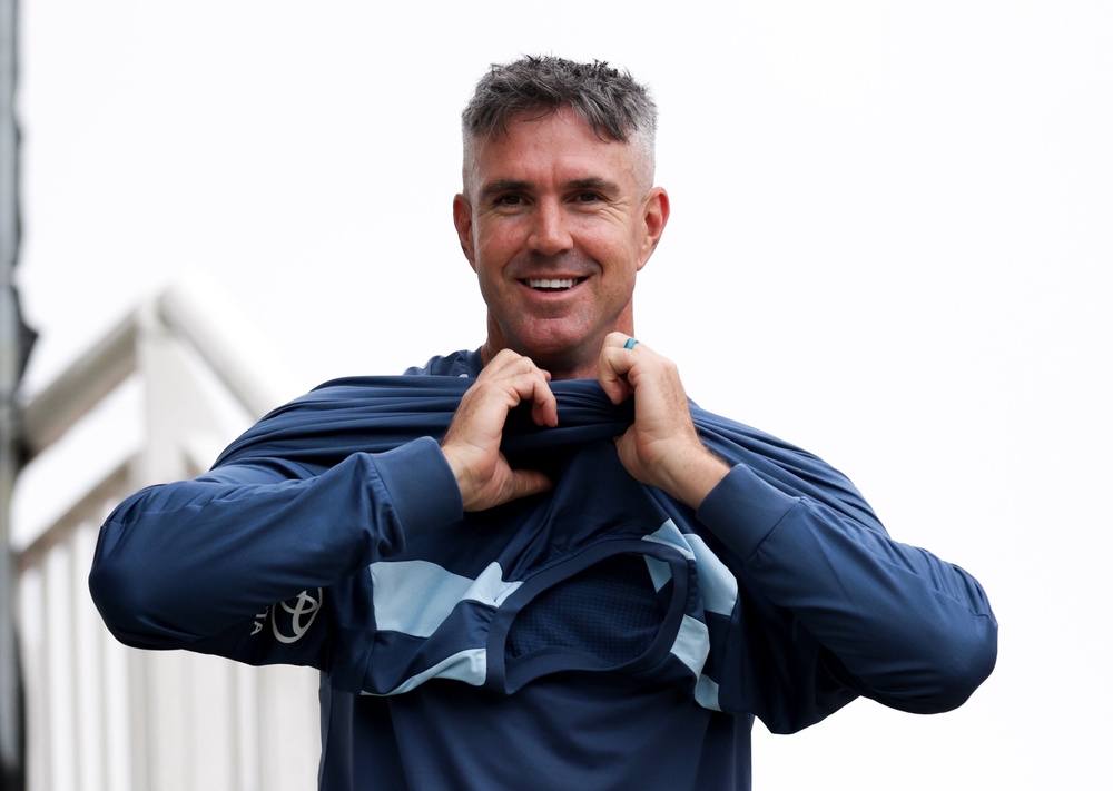 England specialist mentor Kevin Pietersen was at Southampton’s Utilita Bowl on Sunday (PA) (PA Wire)