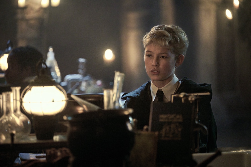 Lox Pratt as Malfoy in the HBO series (PA)