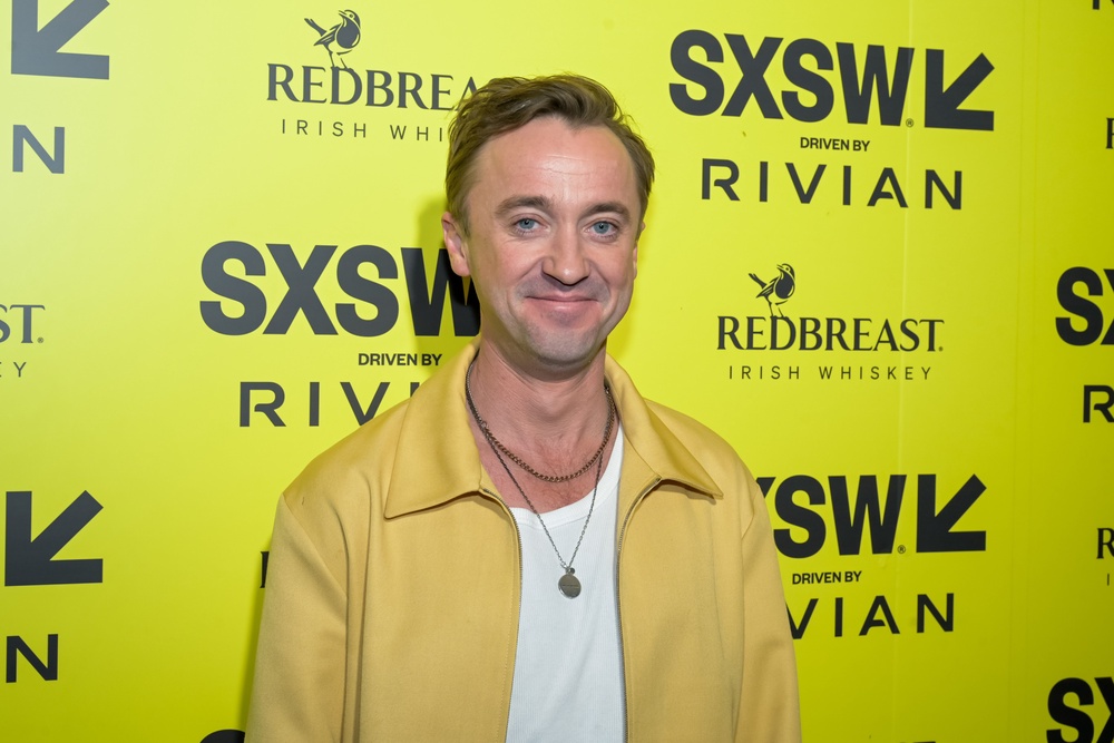 'Harry Potter' star Tom Felton has shared why he's 'not worried' about the new child stars reading 'negative comments' (Getty)