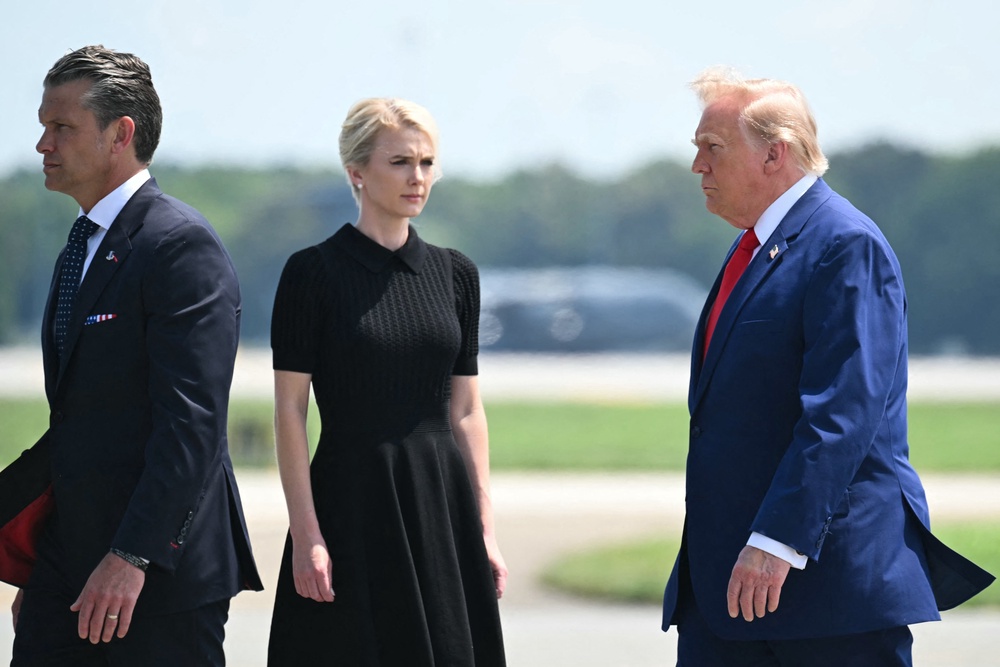 The Washington Post reported that Harp was among three aides who received large cash gifts from the president over Christmas in 2025 (AFP/Getty)