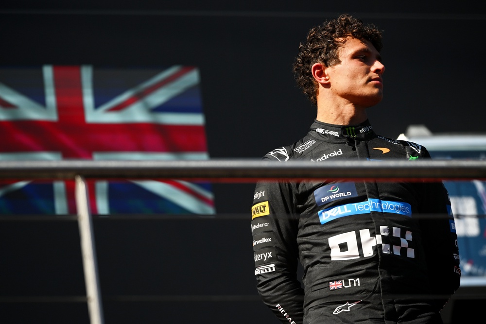 Lando Norris had to settle for third (Getty)
