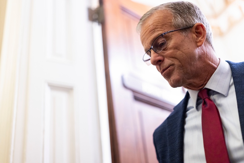 Sen. John Thune was similarly noncommittal in interviews last week (Getty)