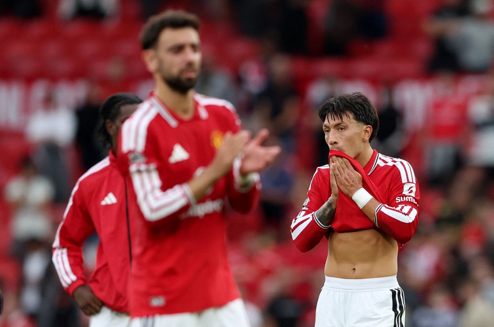 Lisandro Martinez (right) described the goal as an ‘injustice’ (Reuters)