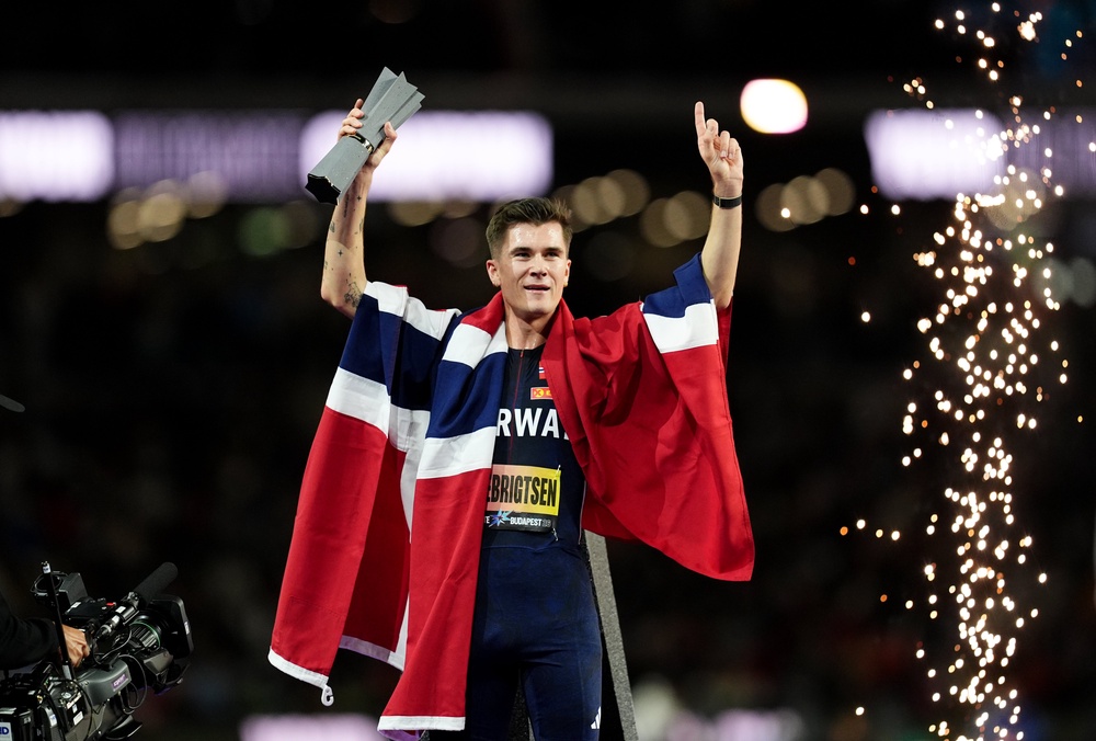 Jakob Ingebrigtsen won the 5000m (Martin Rickett/PA) (PA Wire)