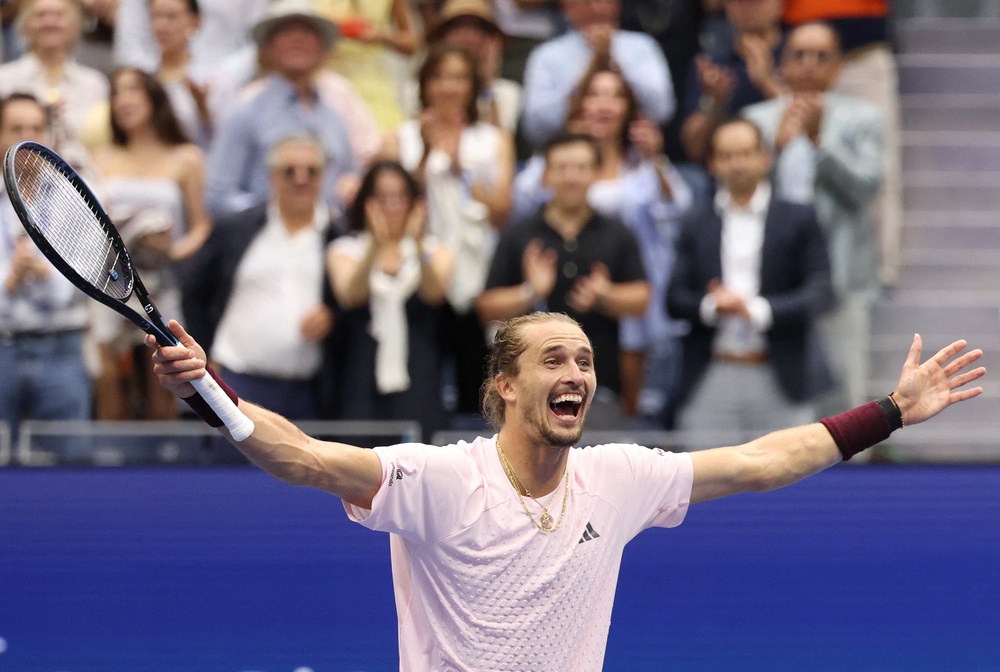 Image from: US Open final LIVE: Zverev repels Shelton fight to become a two-time grand slam champion