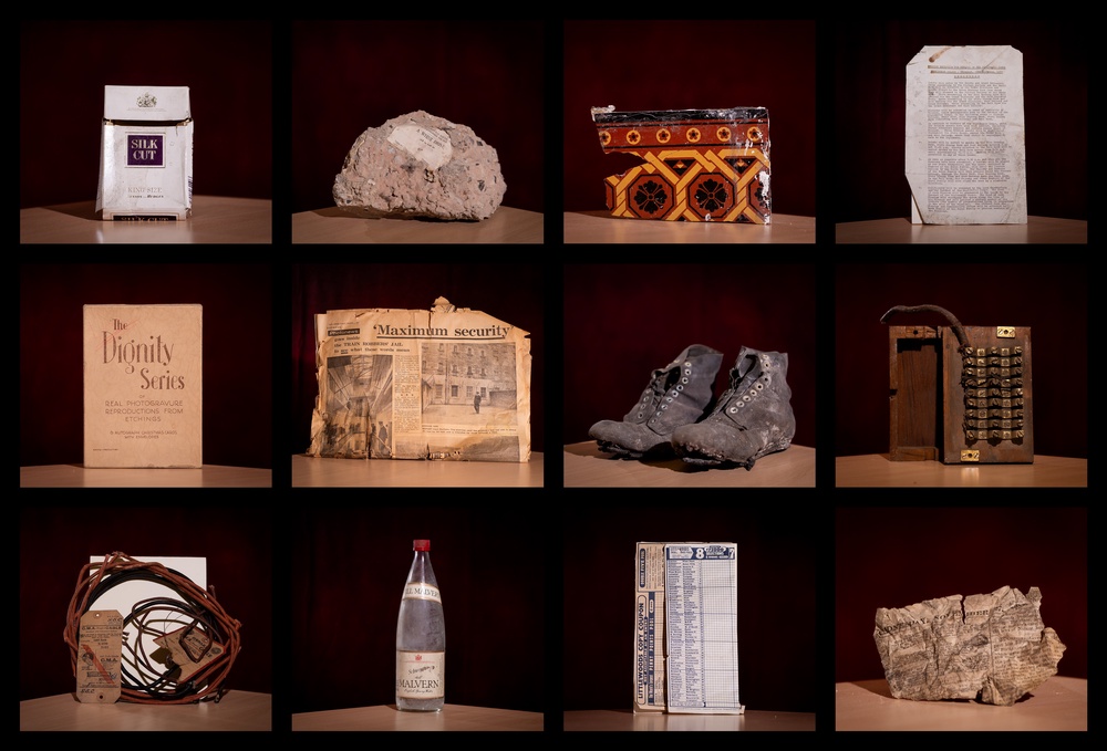 The collection of items found in the royal residence (Aaron Chown/PA)