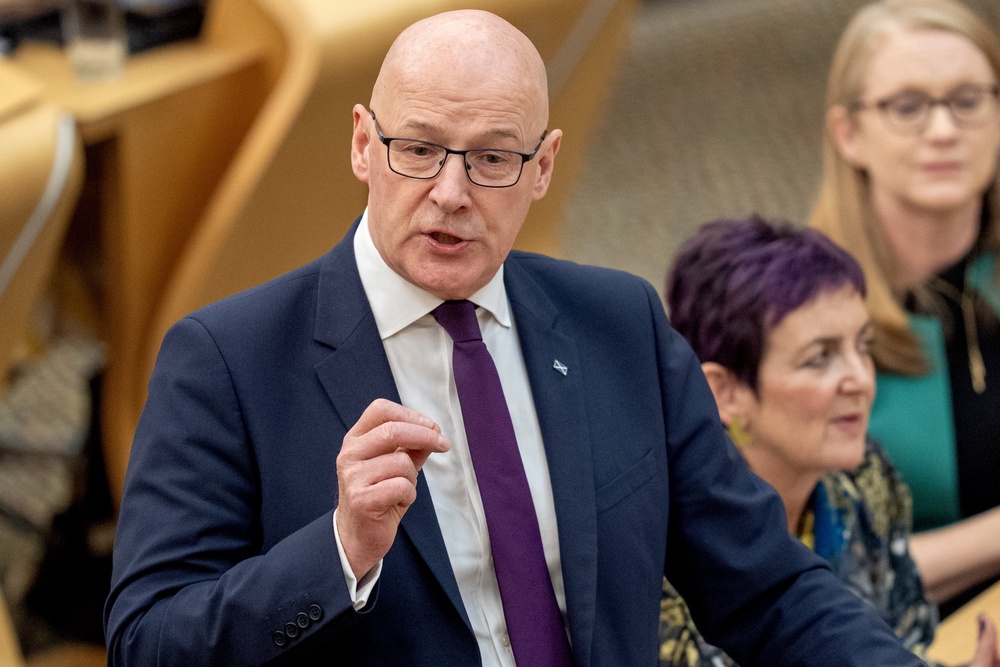 John Swinney said he welcomed the opportunity to meet colleagues from the other parties (Jane Barlow/PA) (PA Wire)