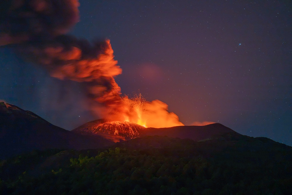 Mount Etna's ongoing activity has caused problems for Catania airport in recent weeks (AFP/Getty)