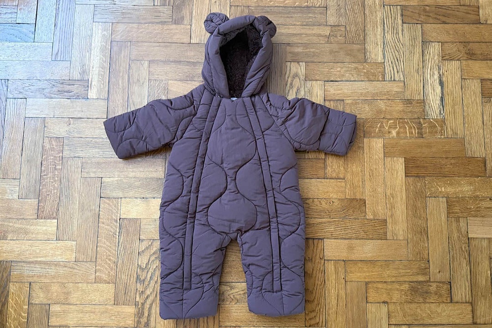 For cold days, I’d recommend M&S’s hooded snow suit (Sarah Jones/The Independent)