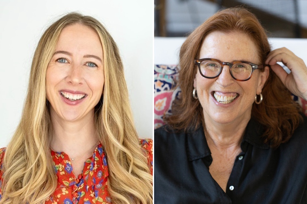 Colleen Slagen (left) and Pamela Redmond (right) are two of America’s most prominent baby naming consultants. Slagen is a professional baby naming consultant and former nurse practitioner, and Redmond runs the wildly successful naming website Nameberry (Supplied/Mark Hanauer)