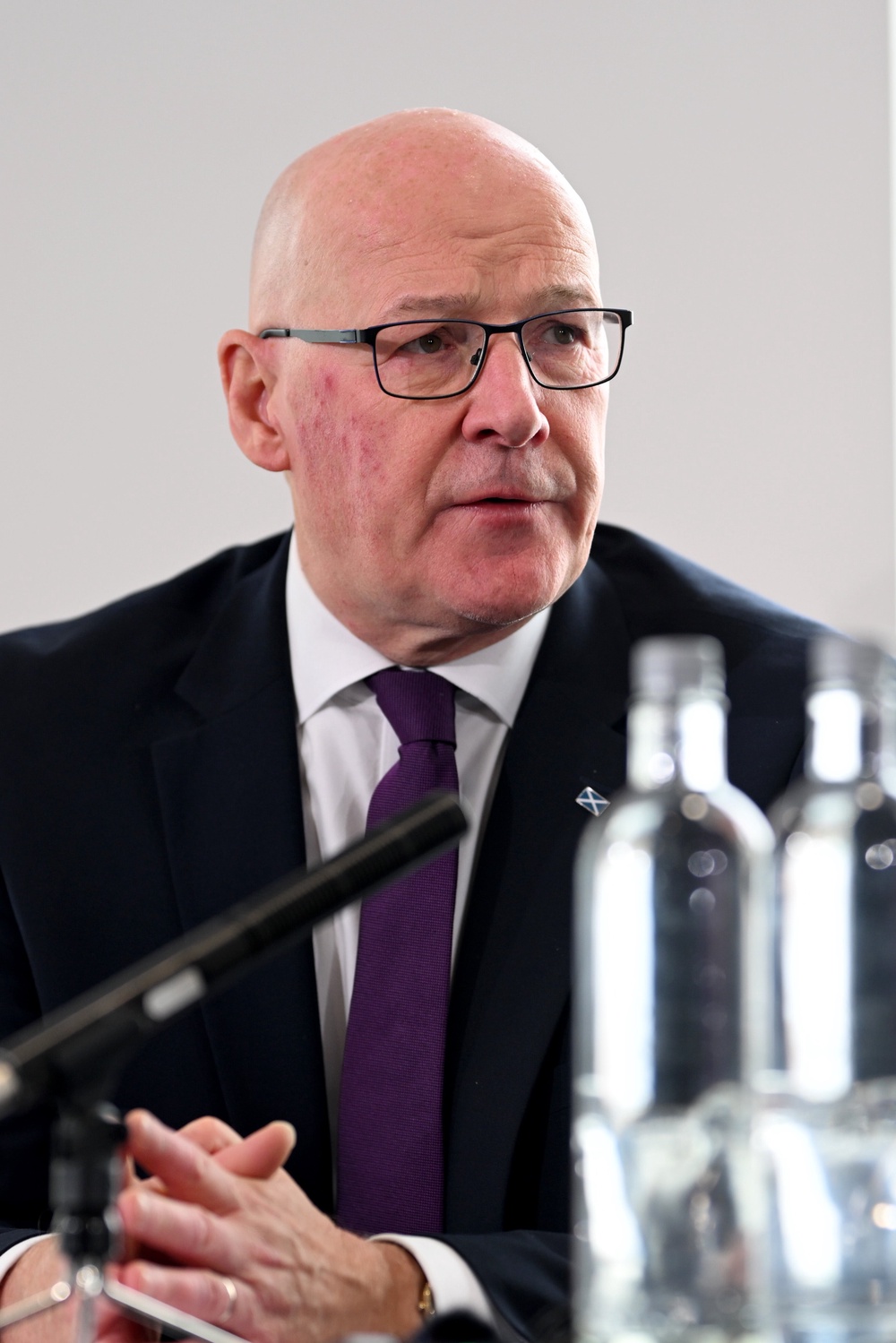 The Scottish first minister Mr Swinney insisted a Scottish independence referendum must be held within the next five years, and said Scots would choose to exit the union if another vote takes place (Getty)