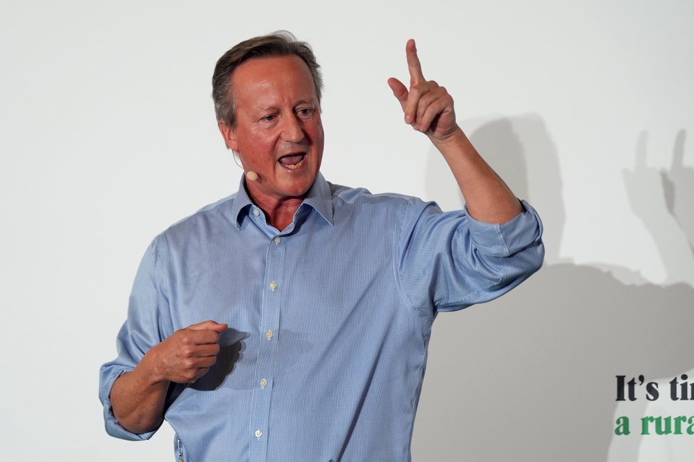 Former prime minister David Cameron, who revealed in 2025 he had prostate cancer (PA)