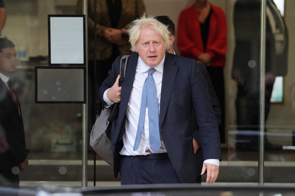 A drone attack on a train station on Sunday happened shortly after former prime minister Boris Johnson departed from there (PA) (PA Archive)