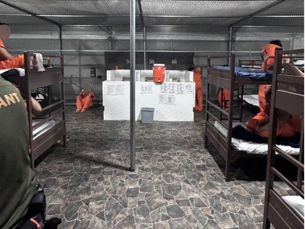 Detainees inside Alligator Alcatraz shared one water jug, often placed next to open toilets, federal watchdogs discovered (DHS OIG)