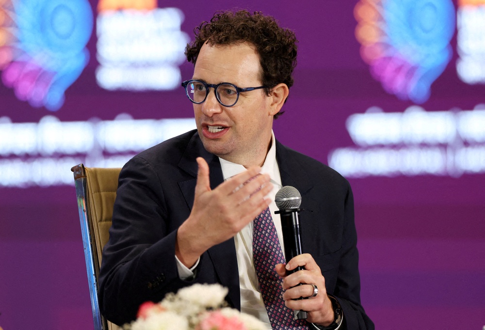 Anthropic chief executive Dario Amodei has called for a slow down in AI development. (Reuters)