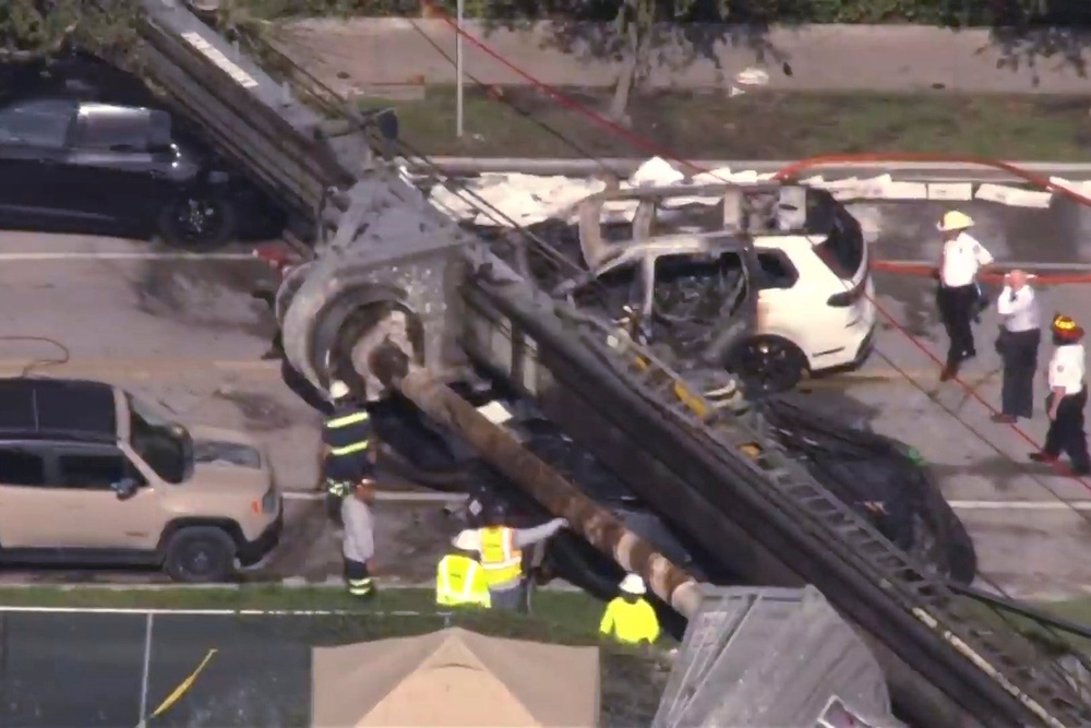 Miami Crane Collapse (WSVN)