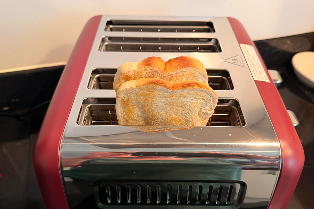 The toaster is basic but works well (Rachael Penn/The Independent)