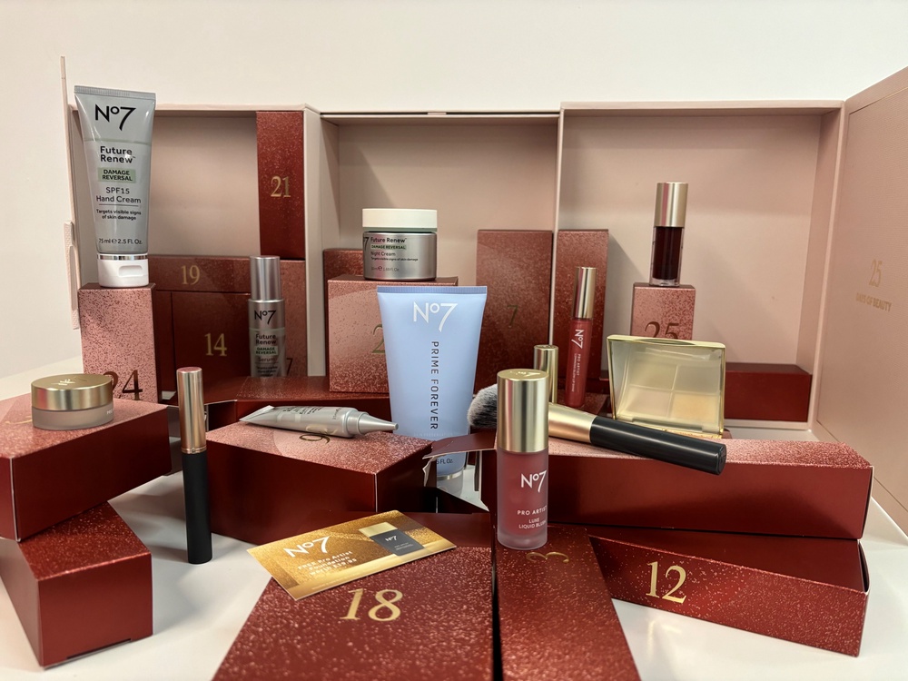 The calendar contains a mix of No7 skincare and make-up (Helen Wilson-Beevers)
