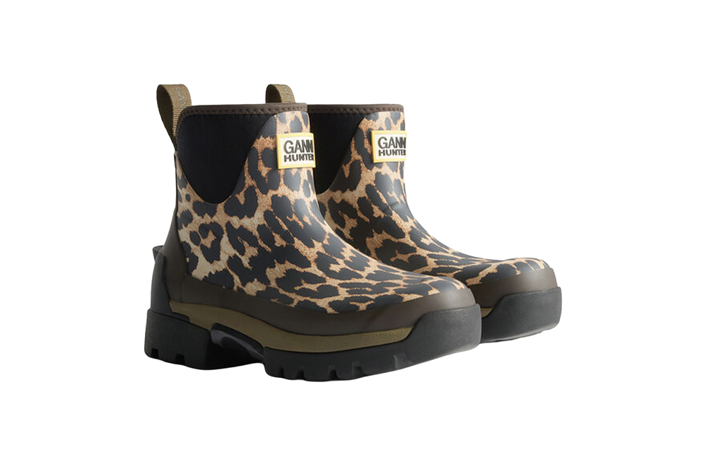 Image from: Hunter x Ganni brings a joyful twist to wet weather-ready heritage designs