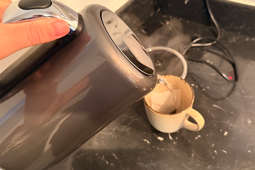 The kettle has a 1.5l capacity (Rachael Penn/The Independent)