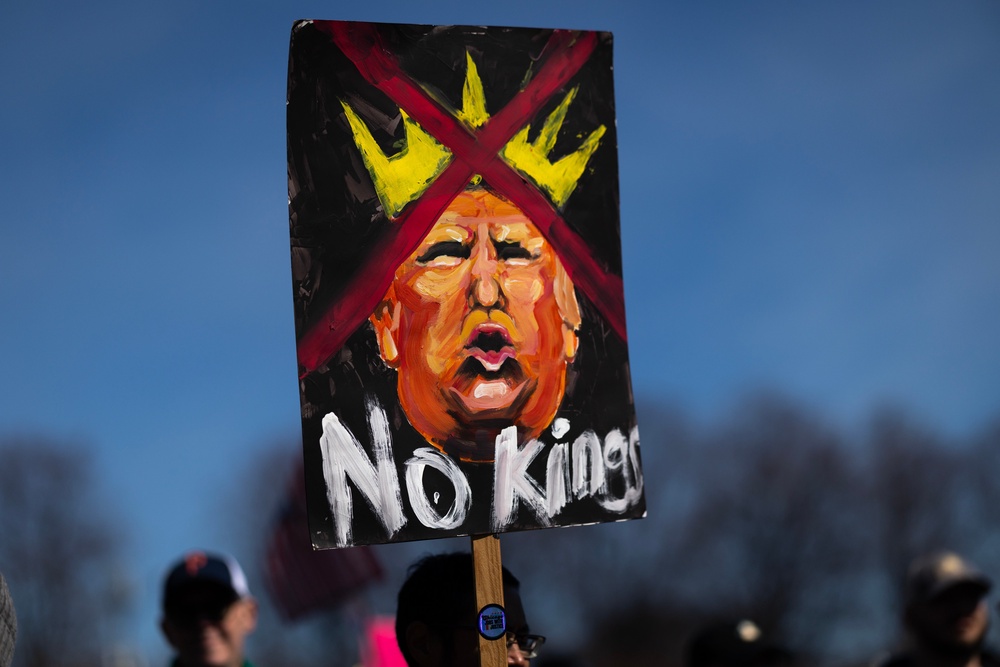 Trump’s comparison of ‘The People’s House’ to the residence of a monarch is not going to help the accusations by his critics that he is acting like a king in his second term (Getty Images)