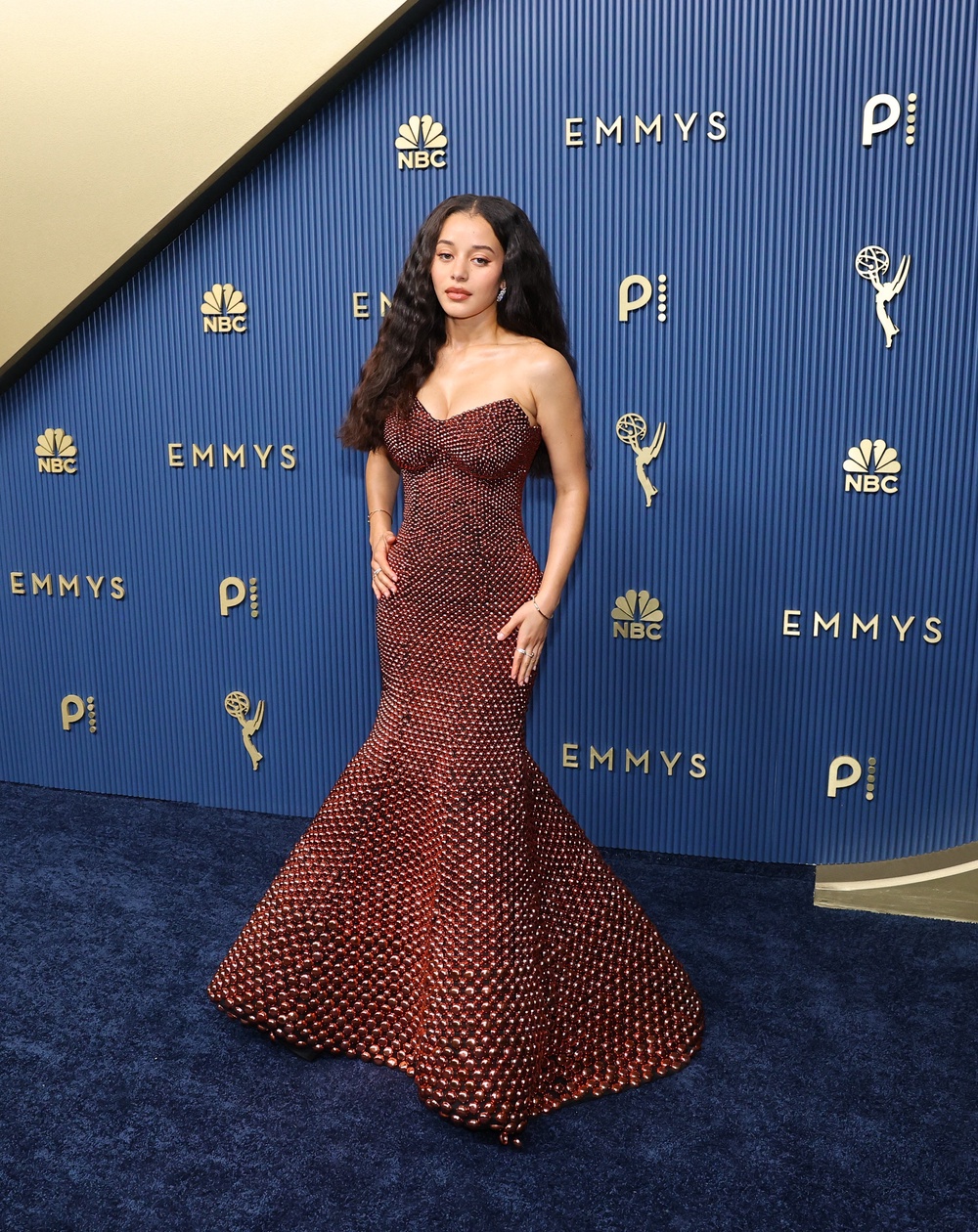 The fit of Chase Infiniti's gown was absolute perfection. The neckline, mermaid style, and accompanying glam were all *chef's kiss* (Reuters)