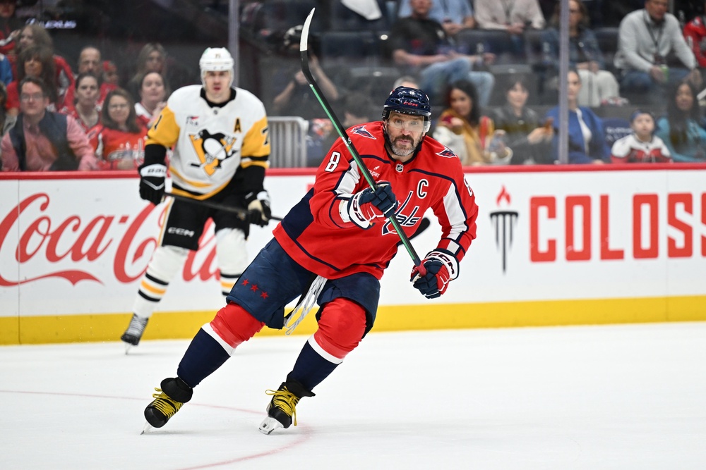 Ovechkin, the captain of the Washington Capitals, has been a longtime supporter of Vladimir Putin (Getty)