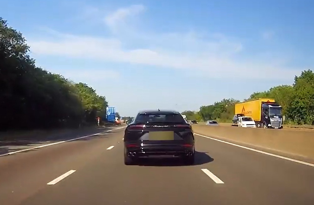 Sterling crashed his car on the M3 back in May (PA)