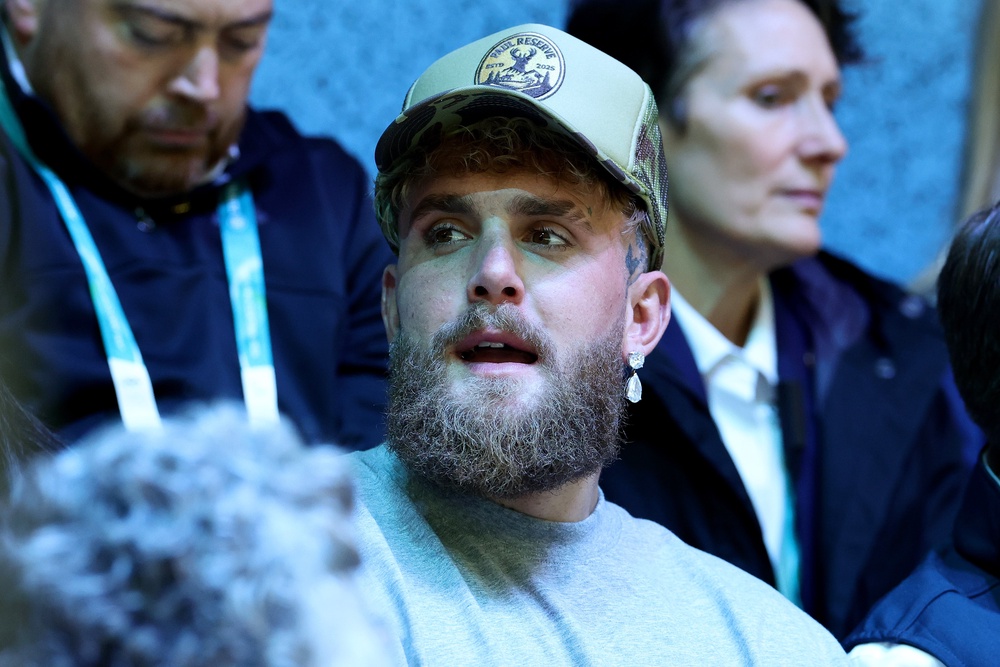 Jake Paul cheered Leerdam on to Olympic gold in February (Getty)