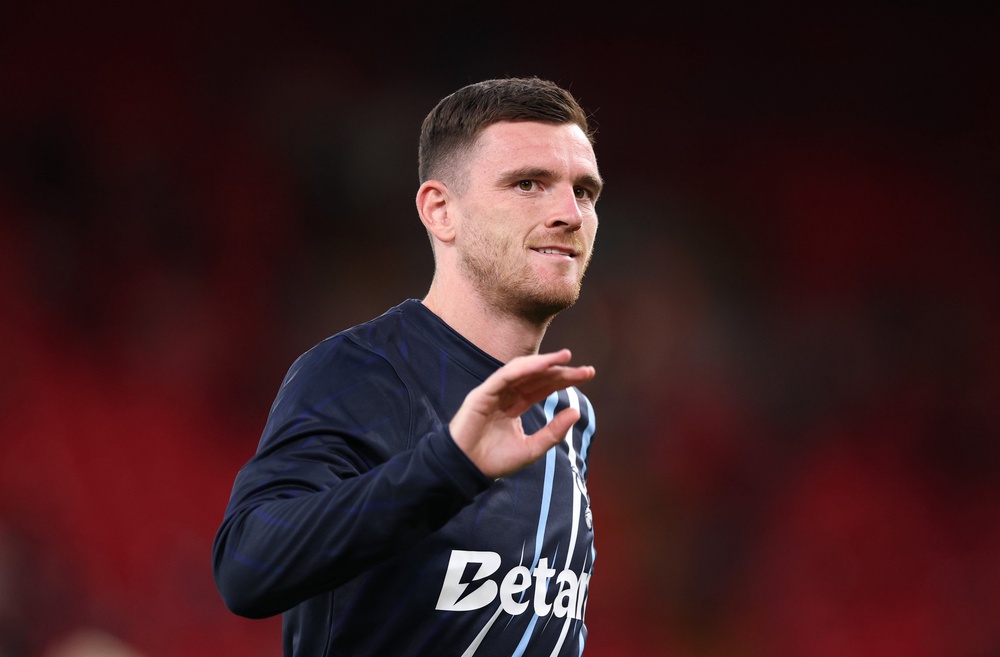 Andy Robertson is back at Anfield tonight (Getty)