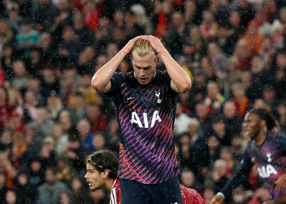 Tottenham couldn’t take their chances even though they finally ended their goal drought against Premier League opposition (Reuters)