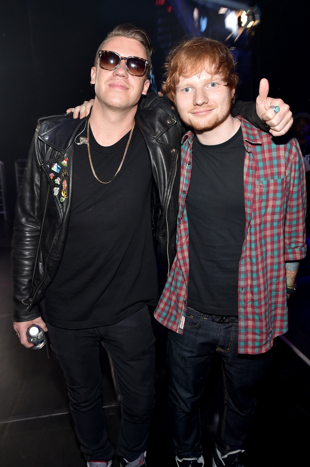 Macklemore was scheduled for eight of Sheeran’s 10 remaining stadium shows, resuming Saturday in Philadelphia (Getty)