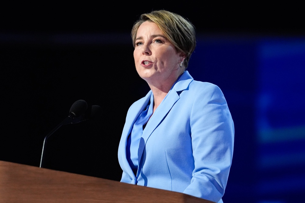 Healey proposed providing free home visits by nurses to all parents with newborns as well as updated regulations governing mental health screening of new mothers (AP Photo/Paul Sancya)