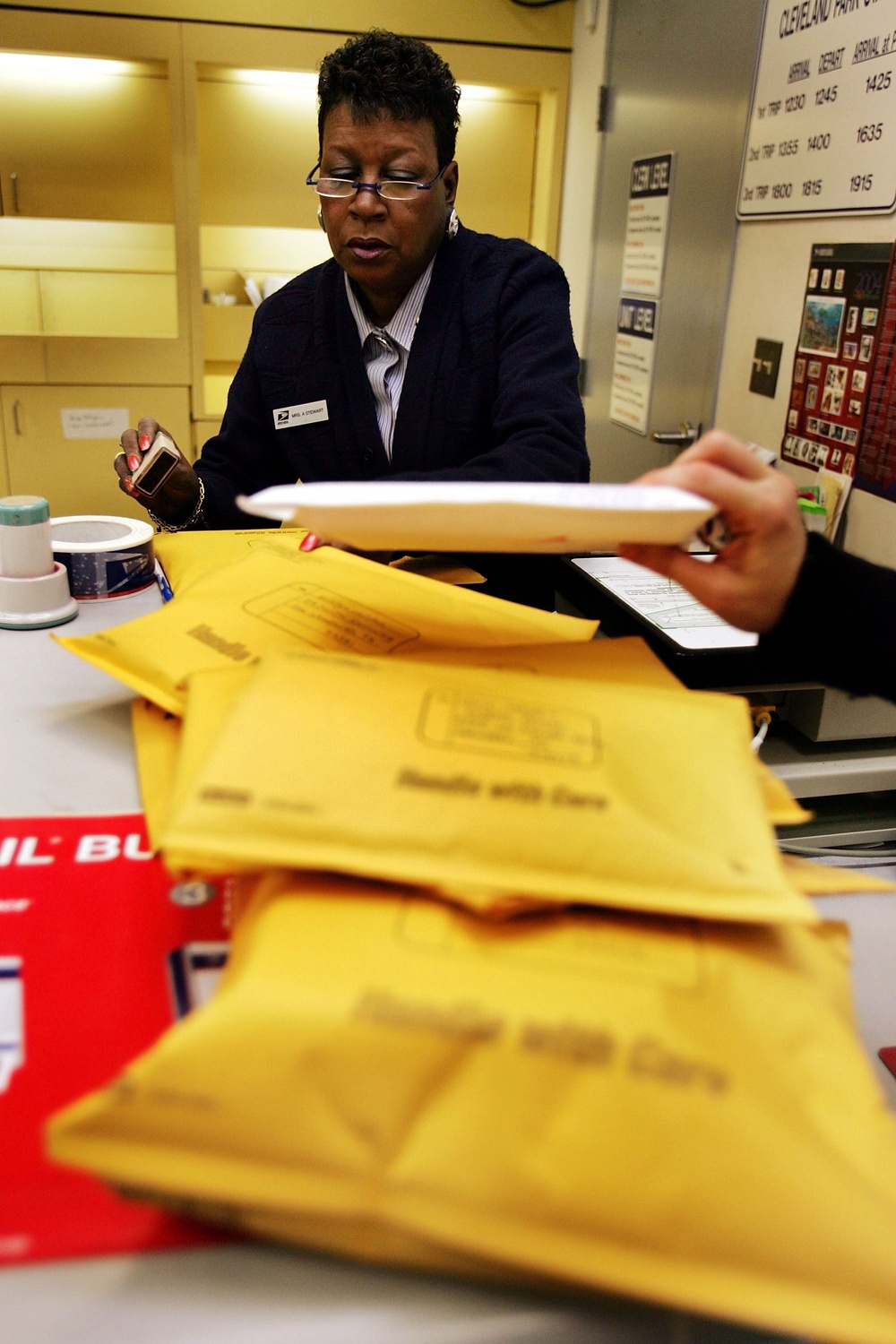 Families who want to send Santa a letter through USPS can do so now, as long as it is postmarked by December 5 to be eligible for potential adoption (Getty)