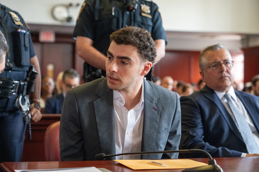 Mangione, 28, is currently awaiting sentencing in the jail after he admitted last month to fatally shooting UnitedHealthcare CEO Brian Thompson on the streets of Manhattan in 2024 (Getty Images)