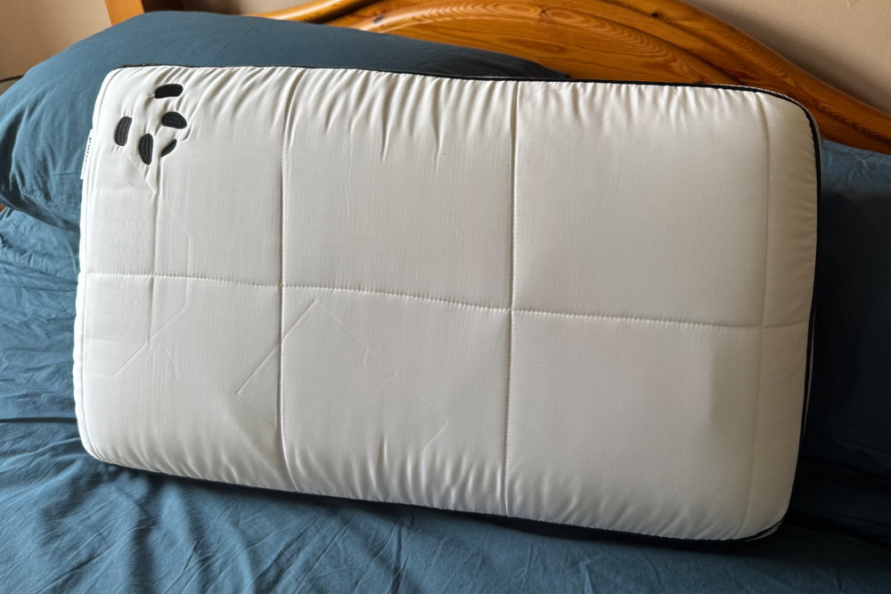 This stood out for its ability to reduce neck pain for side sleepers (Jo Plumridge/The Independent)