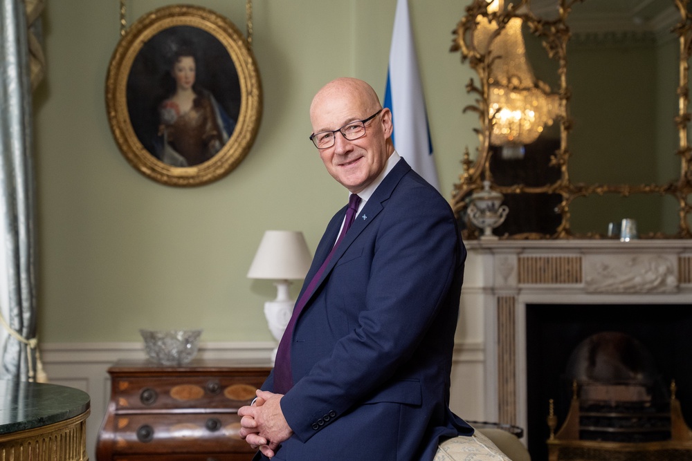 Scottish First Minister John Swinney will meet the Irish President at his official residence, Bute House, in Edinburgh. (Jane Barlow/PA)