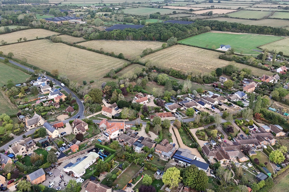 The village is home to just 350 people (PA)
